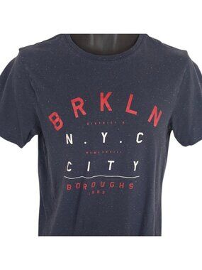 Brooklyn T Shirt Mens Size XS Blue New York City Boroughs Travel Destination Tee
